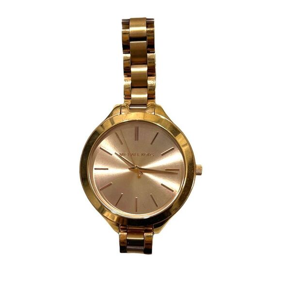 Michael Kors Slim Runway Collection Watch Rose Gold Stainless Steel MK-3211 - Picture 2 of 8